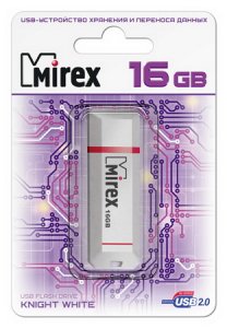 USB-флешка Mirex Knight 16GB White (13600-FMUKWH16)