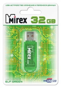 USB-флешка Mirex Elf 32GB Green (13600-FMUGRE32)