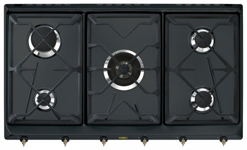Газовая варочная панель Smeg SRV 896 AOGH
