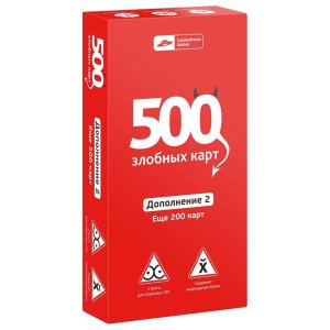 Дополнительный набор карт Cosmodrome 500 Злобных карт. Доп. набор Красный (52017)