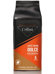Кофе в зернах Cellini DOLCE, 1000 г