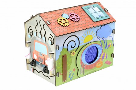 Деревянные игрушки PAREMO Бизиборд Чудный домик (PE720-195)