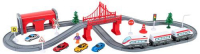 Железная дорога Givito для детей "Мой город, 67 предметов", на батарейках (разноцветный)