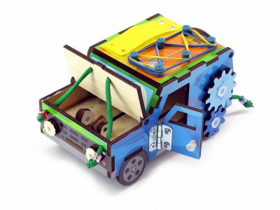 Деревянные игрушки PAREMO "Бизи-Машина" (PE720-203)