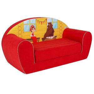 Раскладной диванчик PAREMO Маша и медведь серия Сказка (разноцветный)