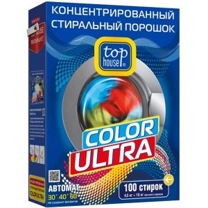 Концентрированный стиральный порошок Top House Color Ultra 4,5кг (14308)