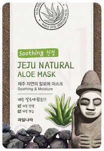 Тканевая маска для лица WELCOS Jeju nature's aloe mask (ВЛК 104)