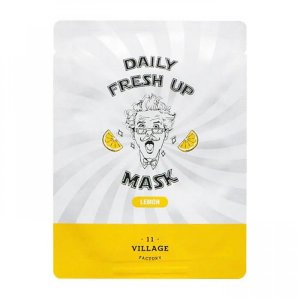 Серия тканевых масок для лица Village 11 factory Daily Fresh up Mask Lemon (Объем 20 мл ) (9755)