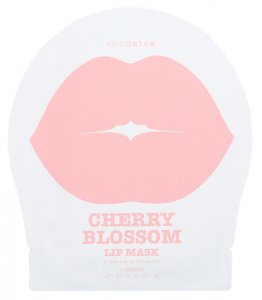 Гидрогелевый патч для губ KOCOSTAR Cherry Blossom Lip Mask Single Pouch - Гидрогелевые патчи для губ с экстрактом цветущей вишни (8809328323165)