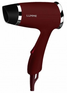 Фен Lumme LU-1043 1400Вт красный гранат