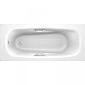 Стальная ванна Koller Pool Deline 150x75 B55US200E с отверстиями для ручек без антискользящего покрытия