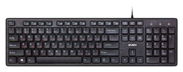 Клавиатура Sven KB-E5800 черный (SV-017033)
