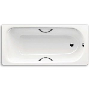 Ванна Kaldewei Saniform Plus Star 170х73см мод 334 белый + Easy Clean, с отв.под ручки (133400013001)