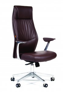 Кресло Chairman VISTA экопремиум, коричневый