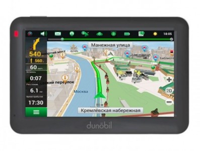 Портативный GPS-навигатор Dunobil Modern 4.3