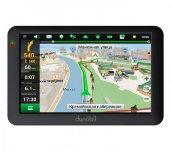 Портативный GPS-навигатор Dunobil moDern 5.0