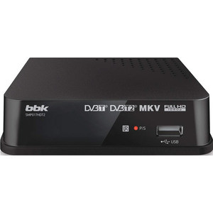 Тюнер DVB-T2 BBK SMP017HDT2 dark grey