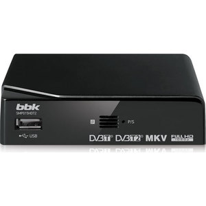 Тюнер DVB-T2 BBK SMP015HDT2 dark grey