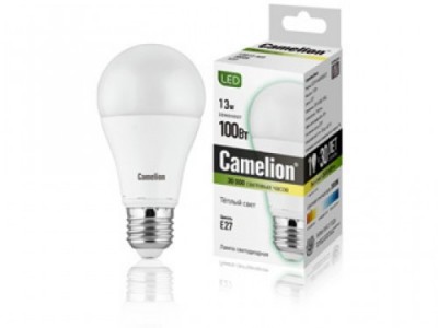 Лампа светодиодная Camelion Led13-a60/830/e27