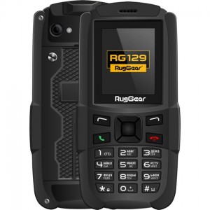 Мобильный телефон RugGear RG 129 Черный, 0.032Гб, 2 SIM