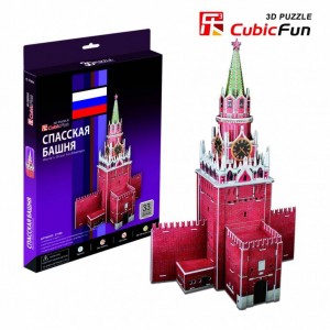 3D пазлы CubicFun Cubic Fun C118h Кубик фан Спасская башня