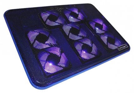 Охлаждающая подставка для ноутбука Crown CMLC-206T BLUE (CM000001689)