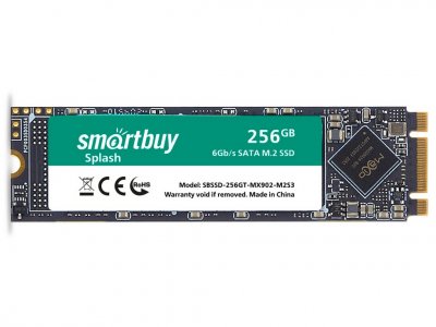 Твердотельный накопитель Smartbuy Splash M2 SBSSD-256GT-MX902-M2S3 256Gb
