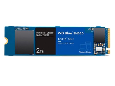 Твердотельный накопитель Western Digital Blue SN550 NVMe 2ТБ M2.2280 (WDS200T2B0C)