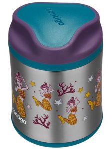 Термос Contigo Foodjar 2136764 (серебристый, с рисунком)