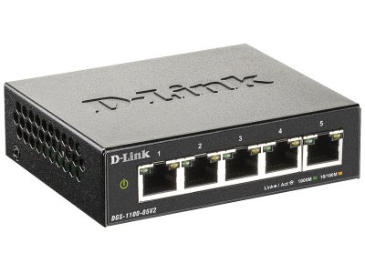 Коммутатор D-link DGS-1100-05V2/A1A