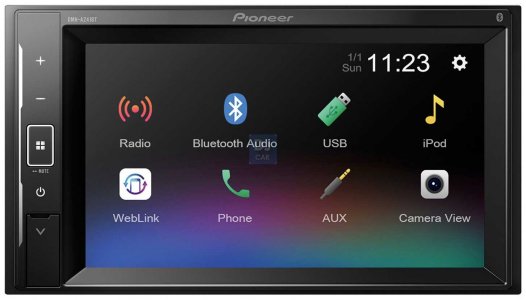 Автомагнитола Pioneer DMH-A241BT (черный)