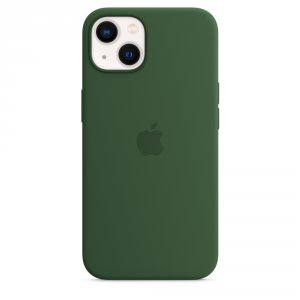 Клип-кейс Apple Silicone для iPhone 13 (зелёный клевер) (MM263ZE/A)