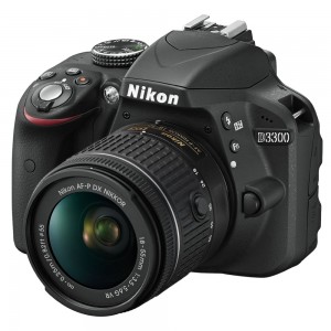 Зеркальный цифровой фотоаппарат Nikon D3300 Kit AF-P 18-55 VR Black