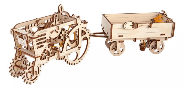 Конструктор Ugears Прицеп к трактору 70006