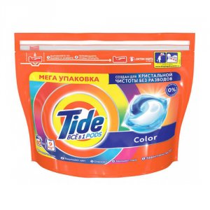 Средства для стиральных машин TIDE Color Всё в 1 60шт (81721407) Капсулы для стирки