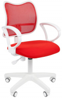 Кресло Chairman 450 LT белый пластик TW-19/TW-69 красный (00-07019778)