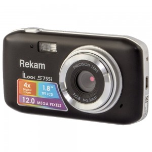 Компактный цифровой фотоаппарат Rekam iLook S755i Black