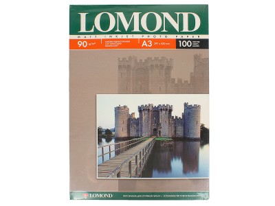 Фотобумага Lomond 0102011 A3/90г/м2/100л./белый матовое для струйной печати