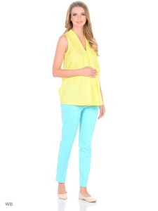 Блузка для беременных MammySize цвет: желтый. 103338