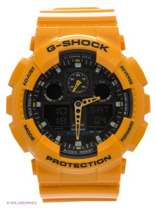Кварцевые часы Casio GA-100A-9A. Коллекция G-Shock