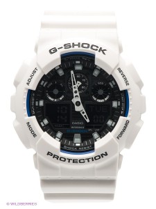 Кварцевые часы Casio GA-100B-7A. Коллекция G-Shock