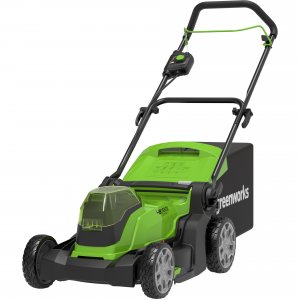 газонокосилка GreenWorks Газонокосилка аккумуляторная GREENWORKS G24X2LM41 2х24В 41 см