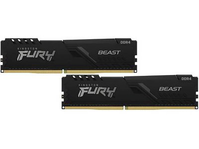 Оперативная память Kingston DDR4 FURY Beast Black Kit of 2 KF426C16BBK2/8 8Gb