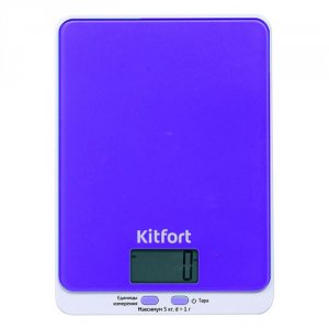 Кухонные весы Kitfort КТ-803-6 фиолетовый