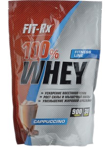 Протеин FIT-Rx Сывороточный протеин 100% Whey капучино (900г)