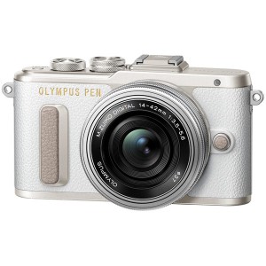 Цифровой фотоаппарат со сменной оптикой Olympus E-PL8 white + 14-42 EZ silver