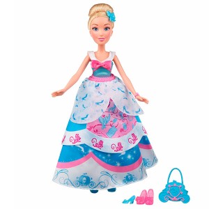 Кукла HASBRO DISNEY PRINCESS Hasbro Disney Princess B5314 Модная кукла Принцесса в платье со сменными юбками Золушка