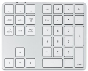 Клавиатура Satechi Aluminum Extended Keypad Silver (ST-XLABKS)