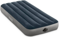 Кровать надувная INTEX DeLuxe Single-High, со встроенным насосом на батарейках, 99 см (64781)