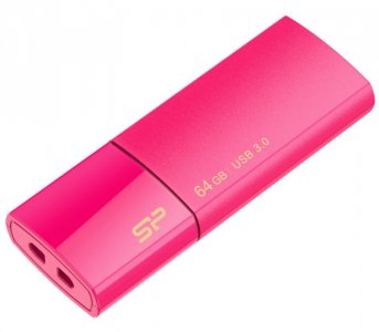 Накопитель Silicon Power USB3 Flash 64GB Blaze B05 персиковый (SP064GBUF3B05V1H)